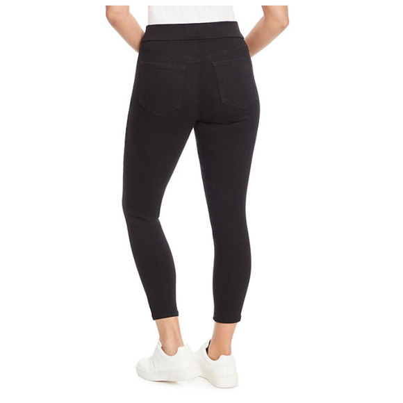 Nine West Heidi Pull-On Crop Jeans Pants Black Women's Size 6 - Picture 2 of 8